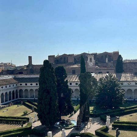 Camera X2 Con Splendida Vista Sulle Terme Di Diocleziano E Sul Chiostro Di Michelangelo Rom Exteriör bild